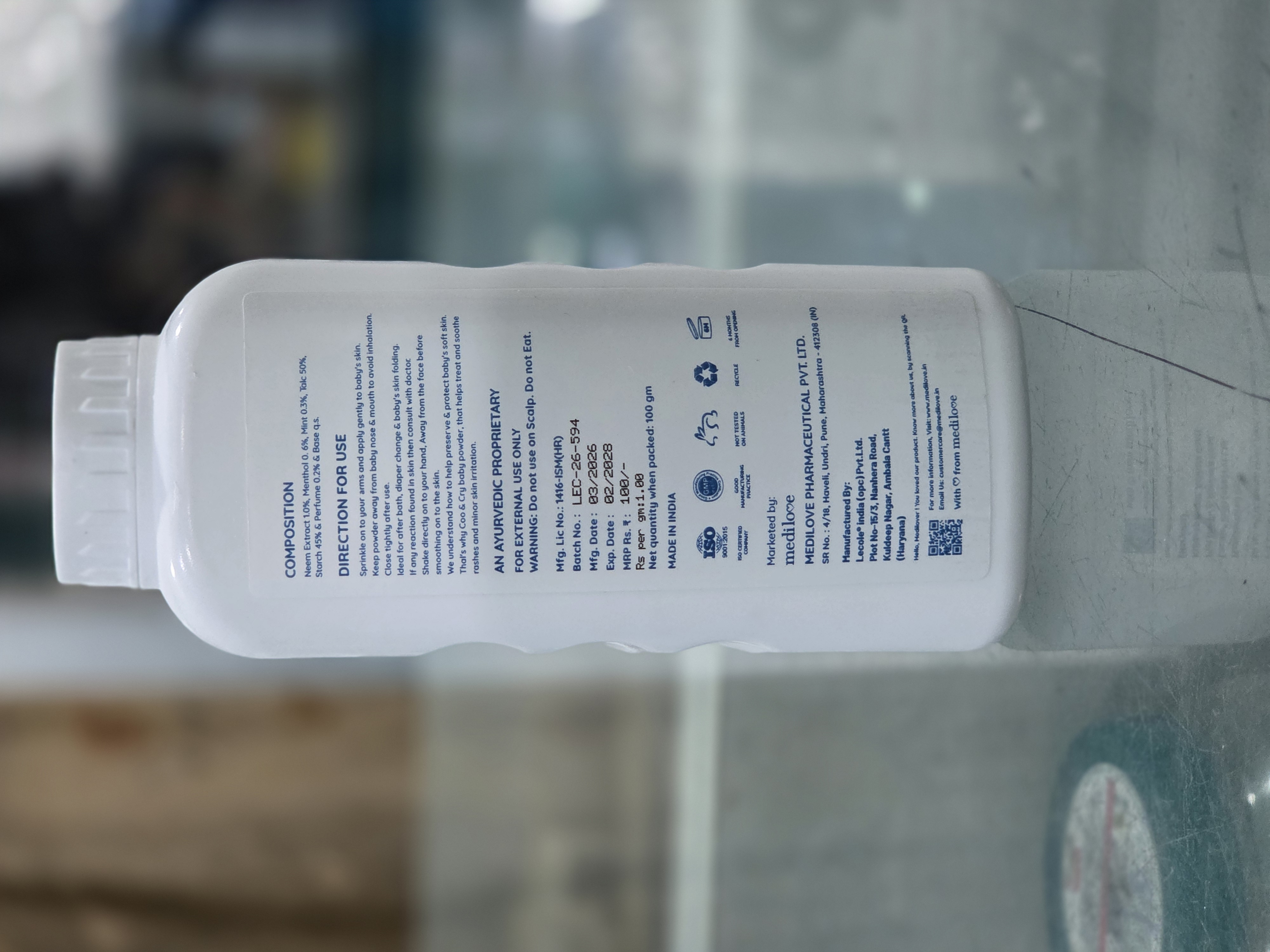Baby Powder Hover